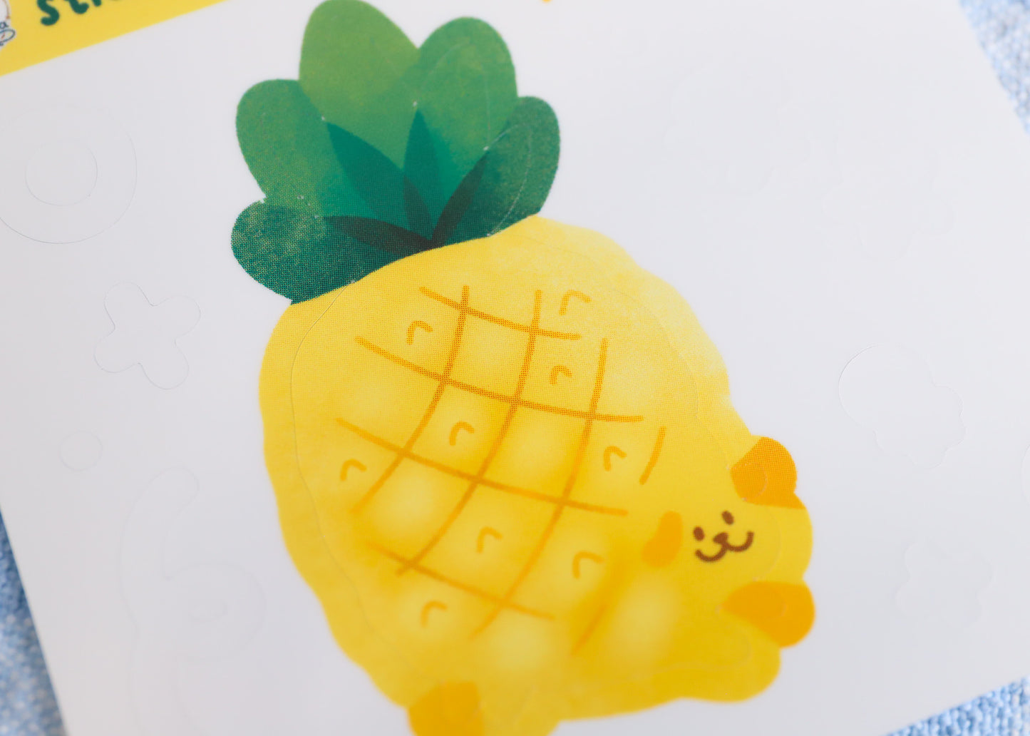 Pineapple Pup Sticker Buddy