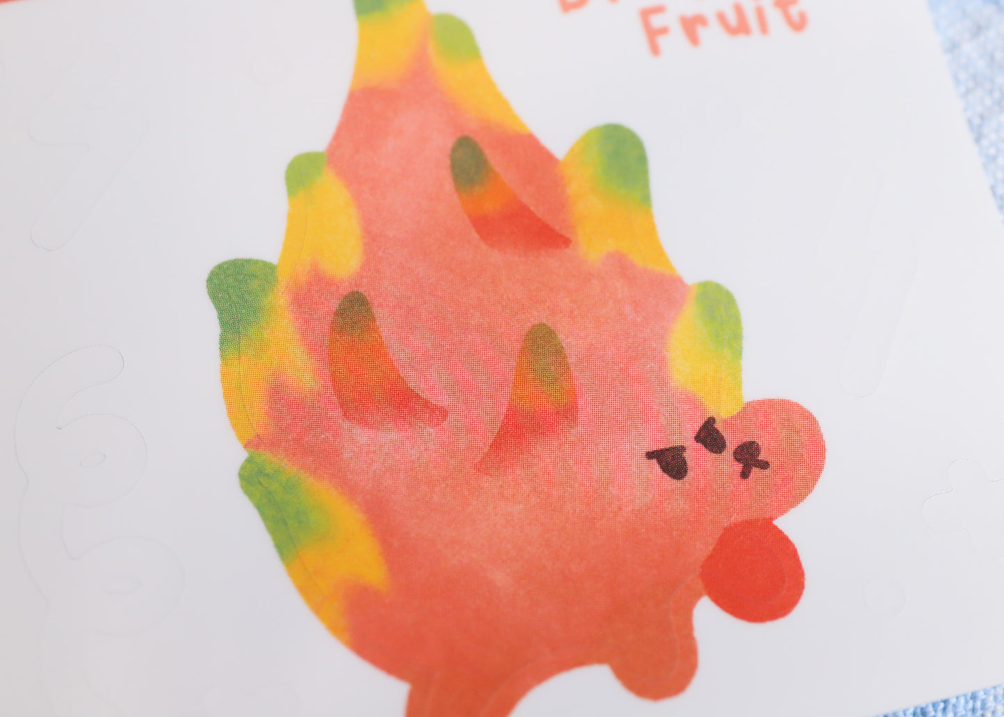 Dragon Fruit Pup Sticker Buddy