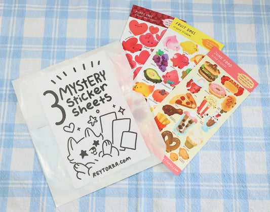 Sticker Sheet Mystery Bags