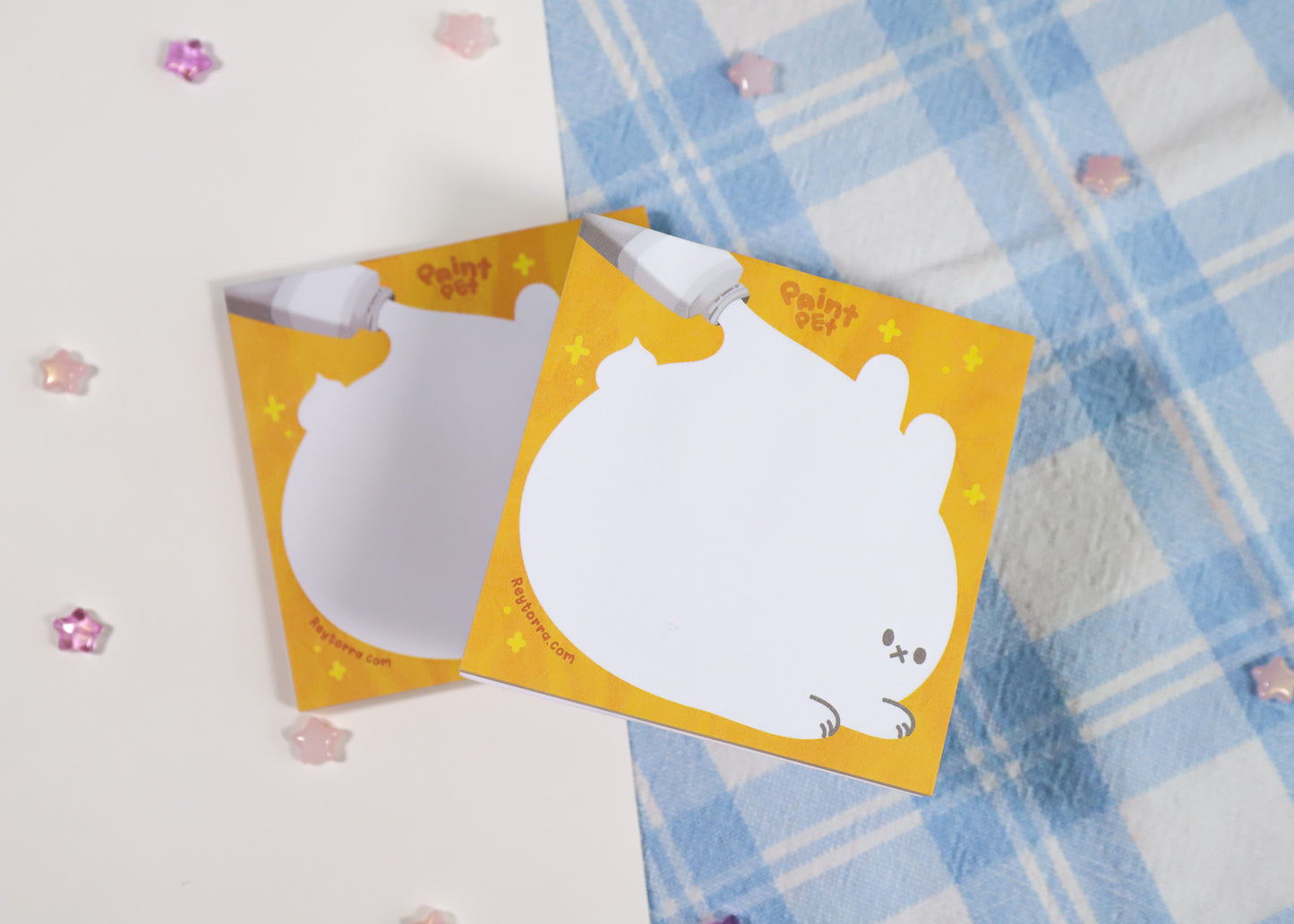 Bunny Paint Pet Sticky Notes