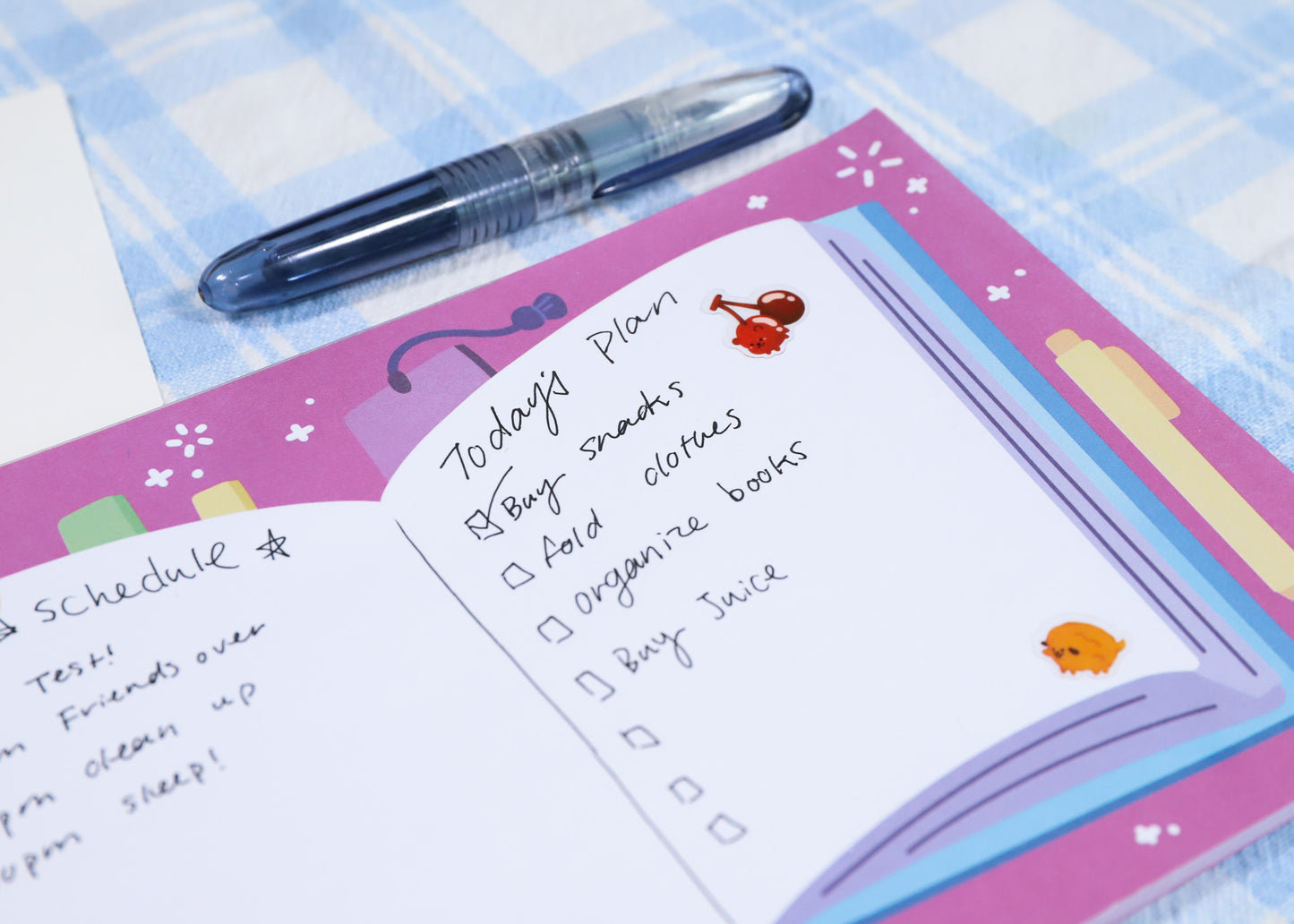 Purple Planner Notepad