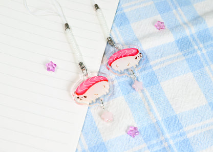 Tuna Sushi Phone Charm Keychain