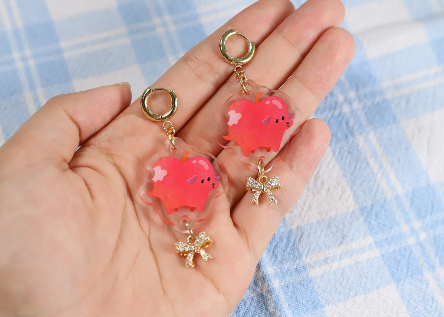 Apple Pup Earrings