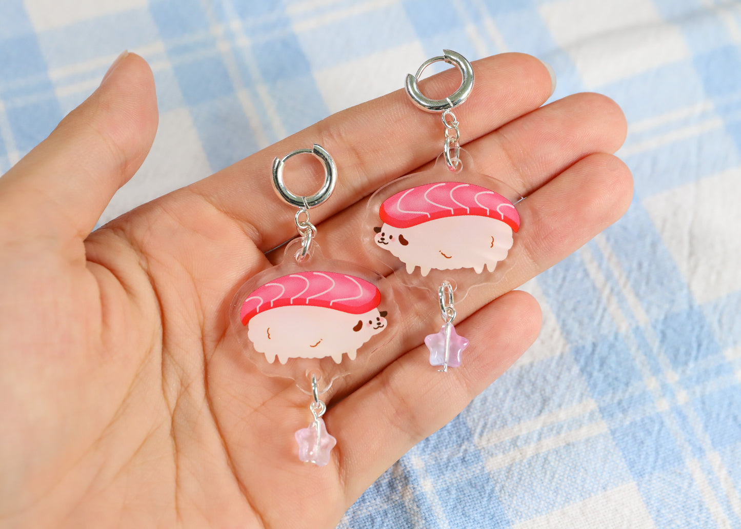 Tuna Sushi Earrings