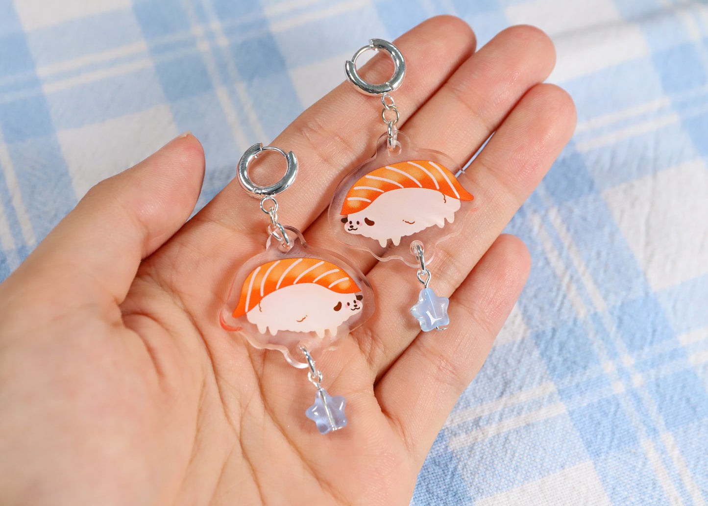 Salmon Sushi Earrings