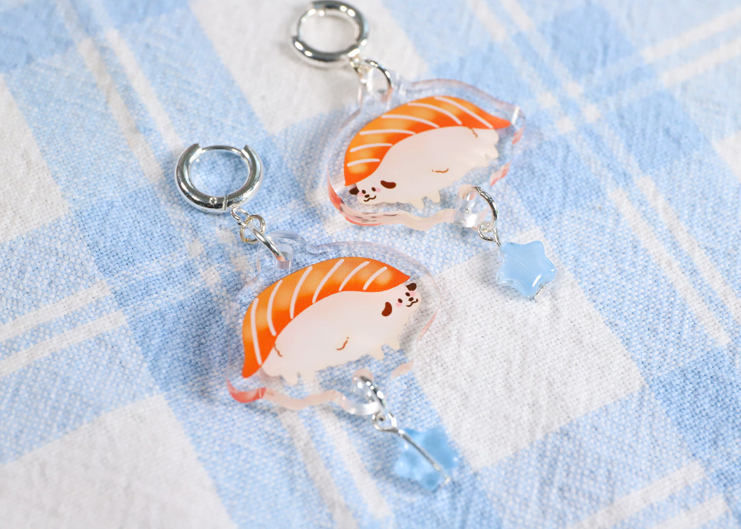 Salmon Sushi Earrings