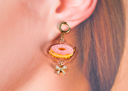 Doughnut Pup Earrings