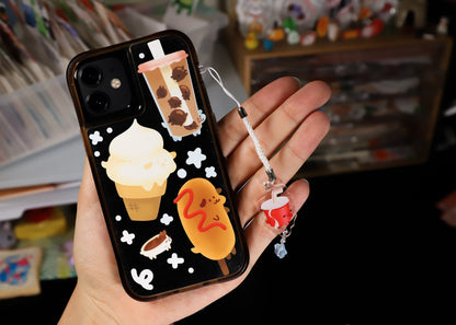 Soda Pup Phone Charm Keychain