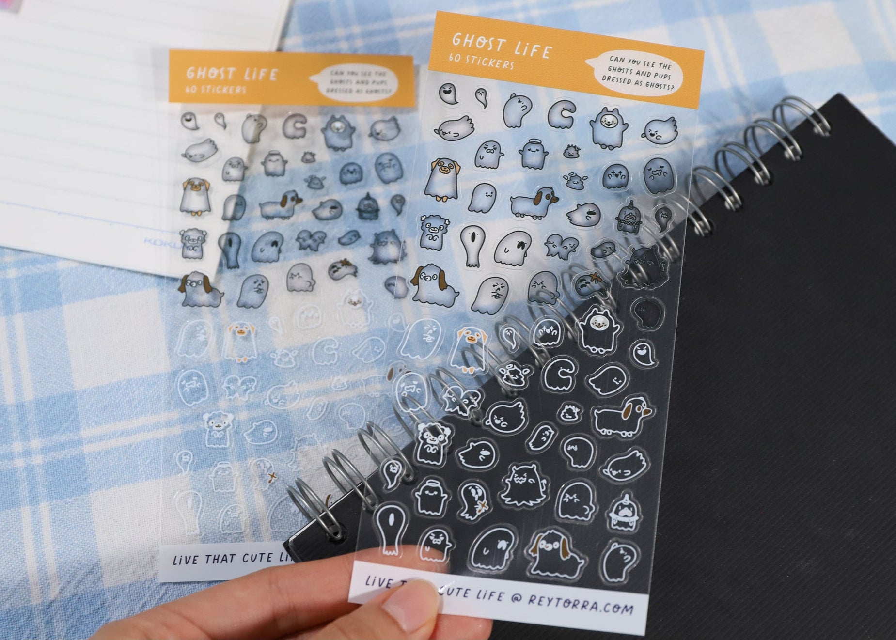 Ghost Life Sticker Sheet - Disappearing Design – Reytorra