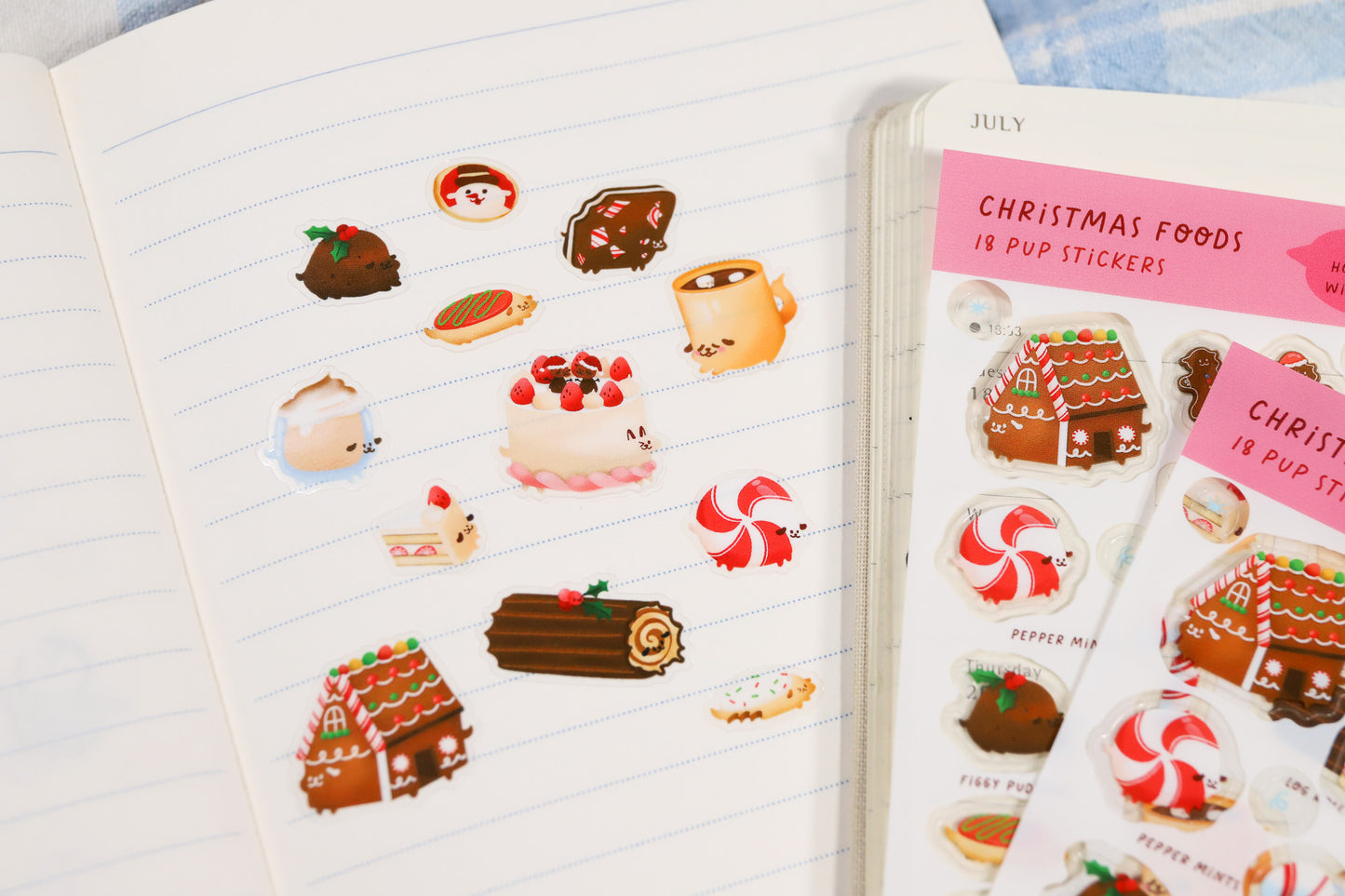 Christmas Foods Sticker Sheet