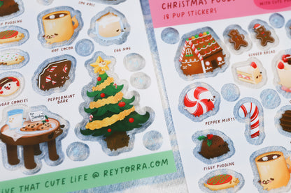 Christmas Foods Sticker Sheet