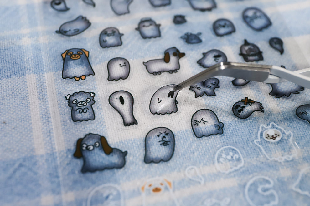 Ghost Life Sticker Sheet - Disappearing Design – Reytorra
