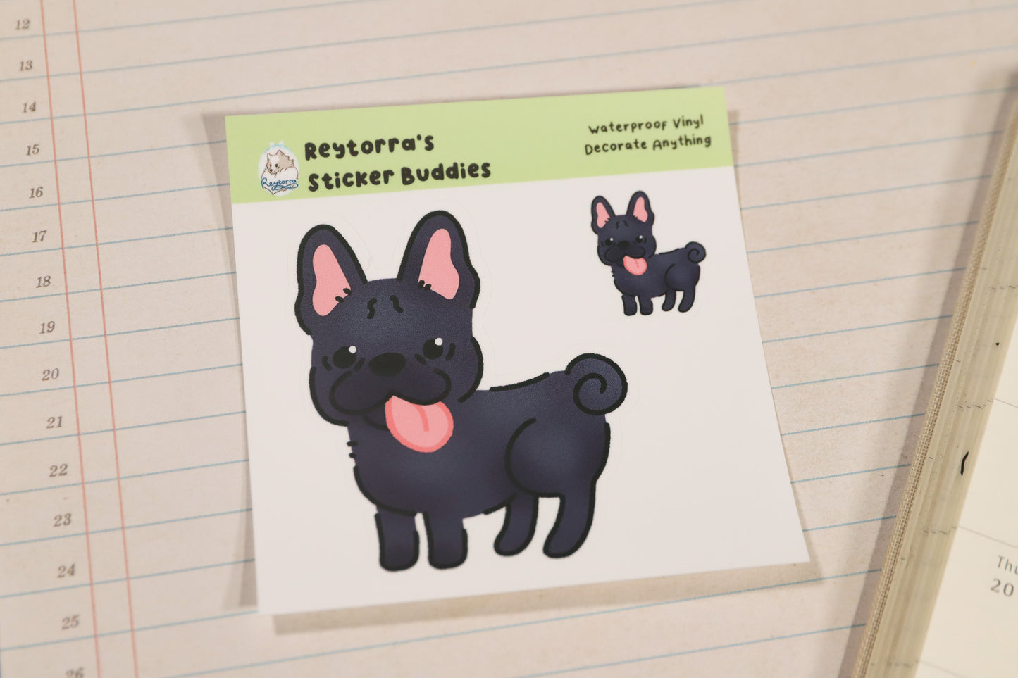 French Bulldog Sticker Buddy