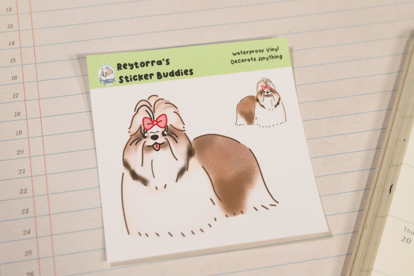 Shih Tzu Sticker Buddy