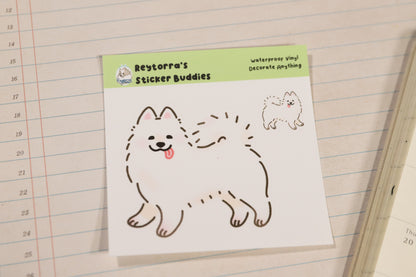 Samoyed Sticker Buddy