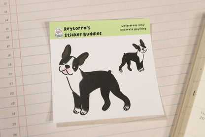 Boston Terrier Sticker Buddy