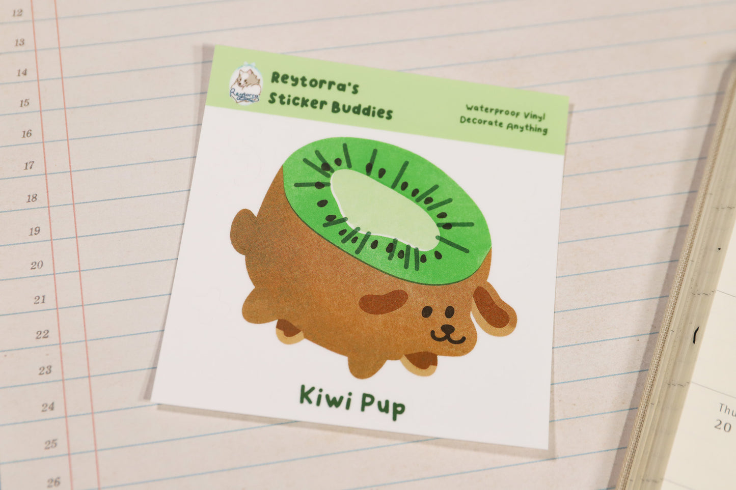 Kiwi Pup Sticker Buddy