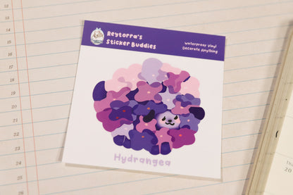 Hydrangea Sticker Buddy