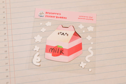 Strawberry Milk Sticker Buddy