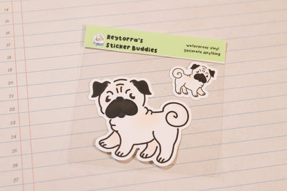 Pug Sticker Buddy