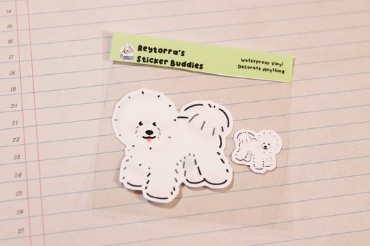 Bichon Sticker Buddy