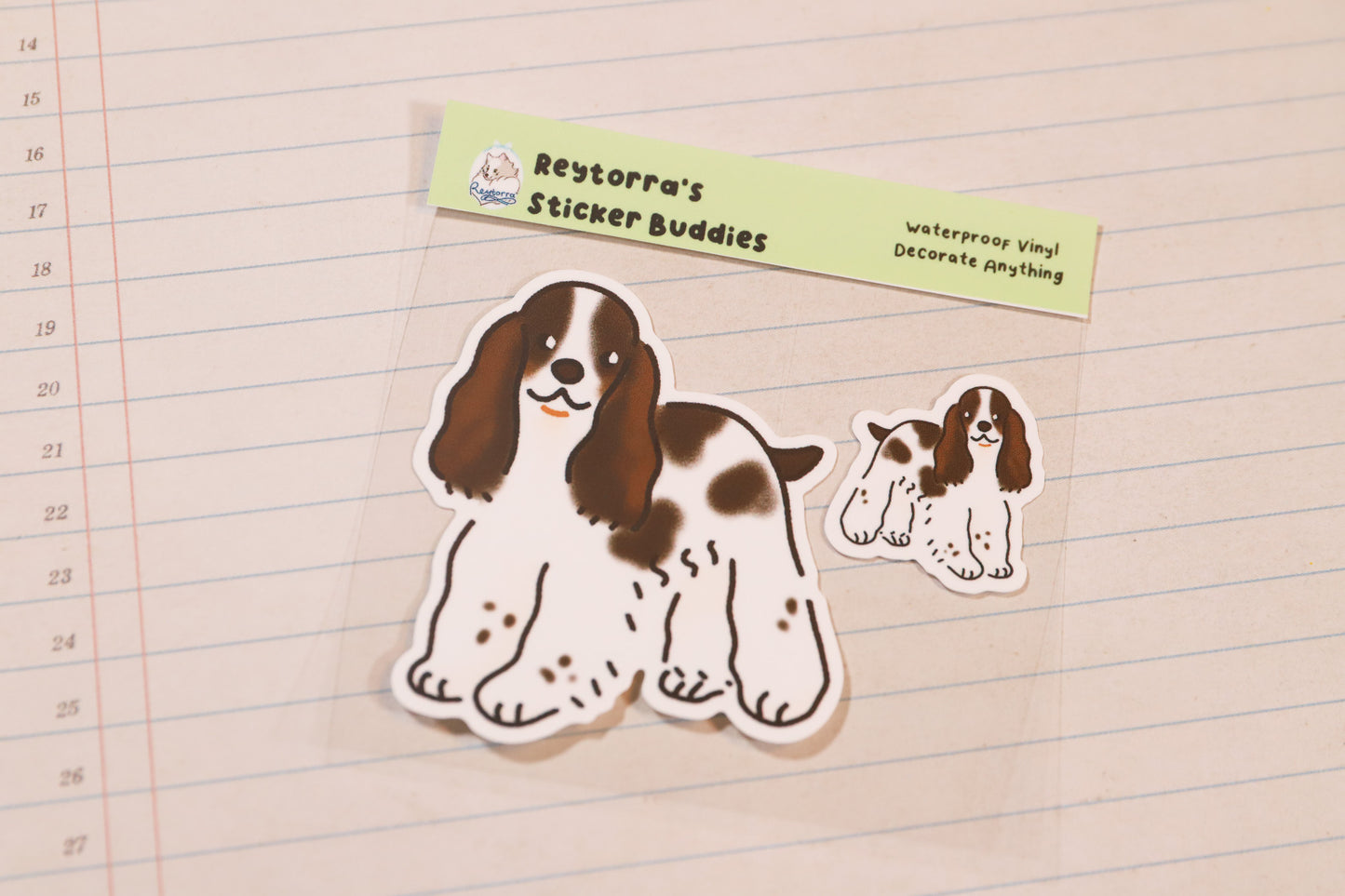 Springer Spaniel Sticker Buddy