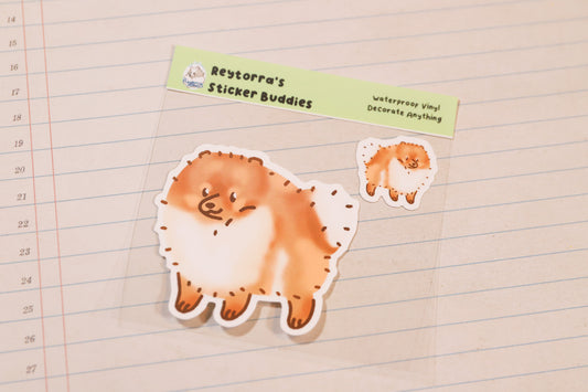 Pomeranian Sticker Buddy