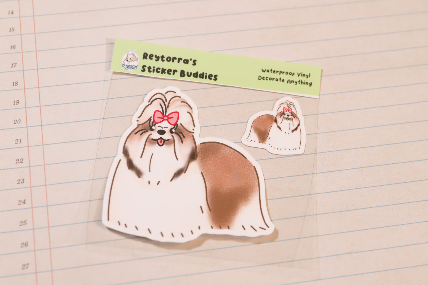 Shih Tzu Sticker Buddy