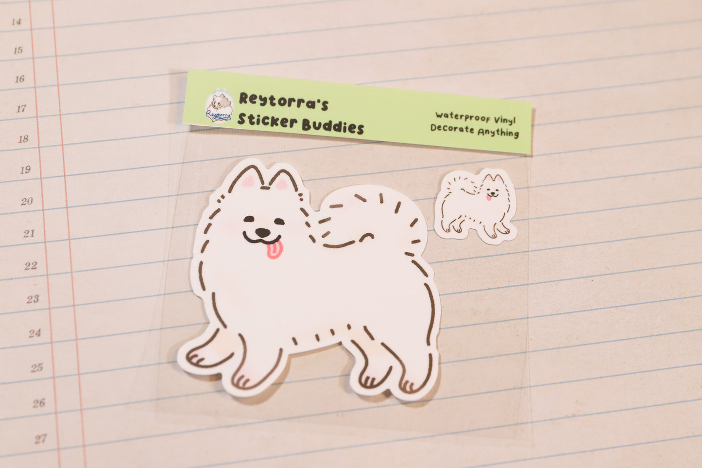 Samoyed Sticker Buddy