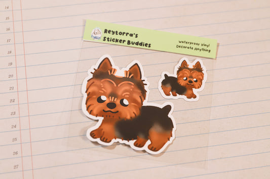 Yorkshire Terrier Sticker Buddy