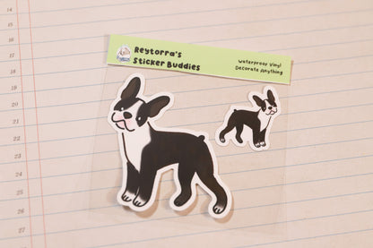 Boston Terrier Sticker Buddy