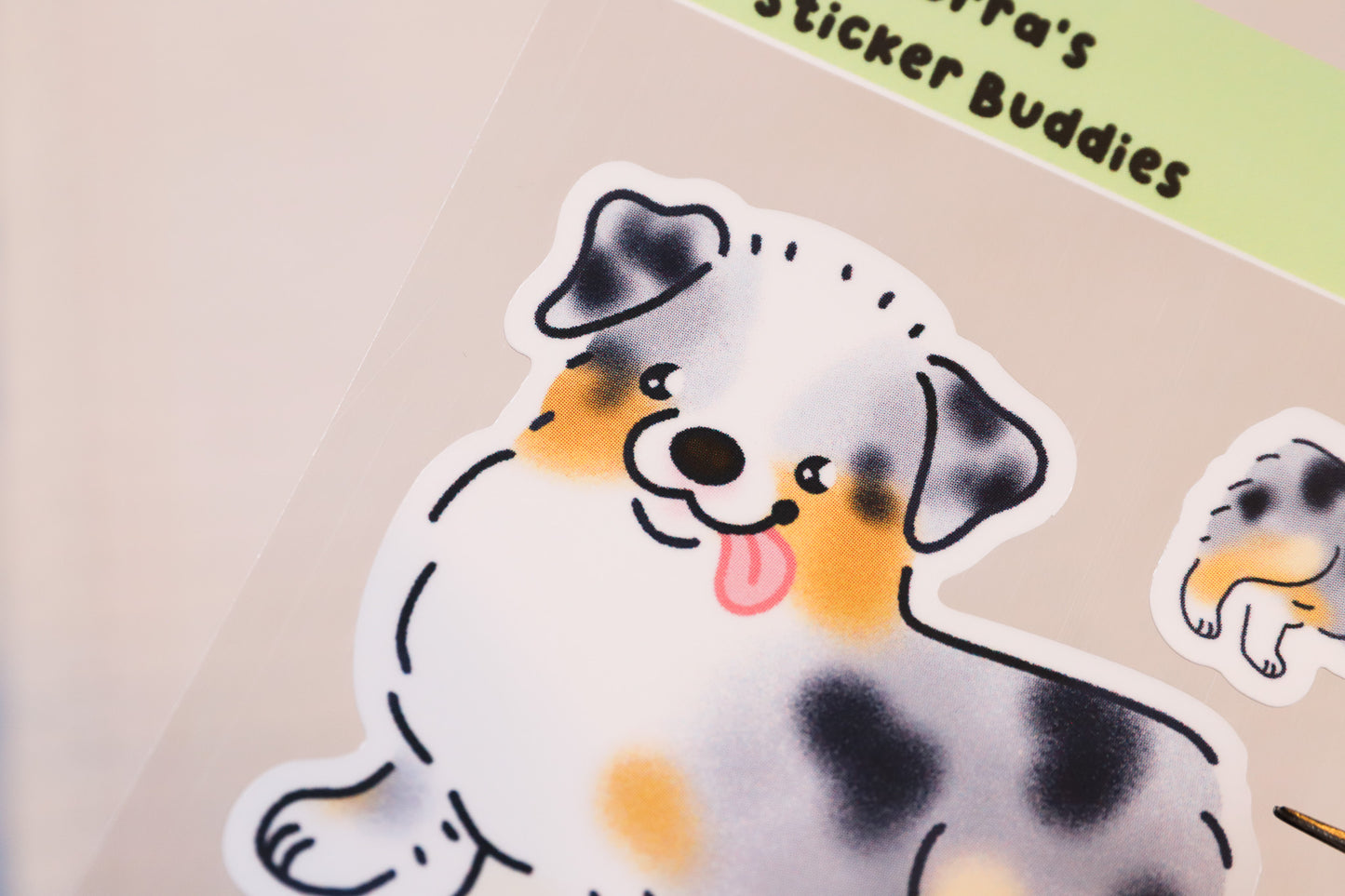 Australian Shepherd Sticker Buddy