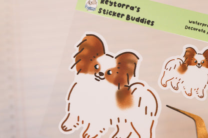 Papillon Sticker Buddy