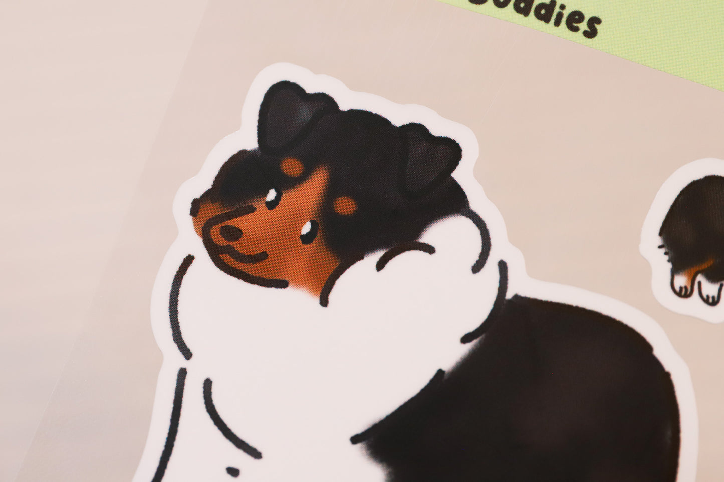 Sheltie Sticker Buddy - Tricolor