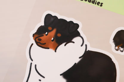 Sheltie Sticker Buddy - Tricolor