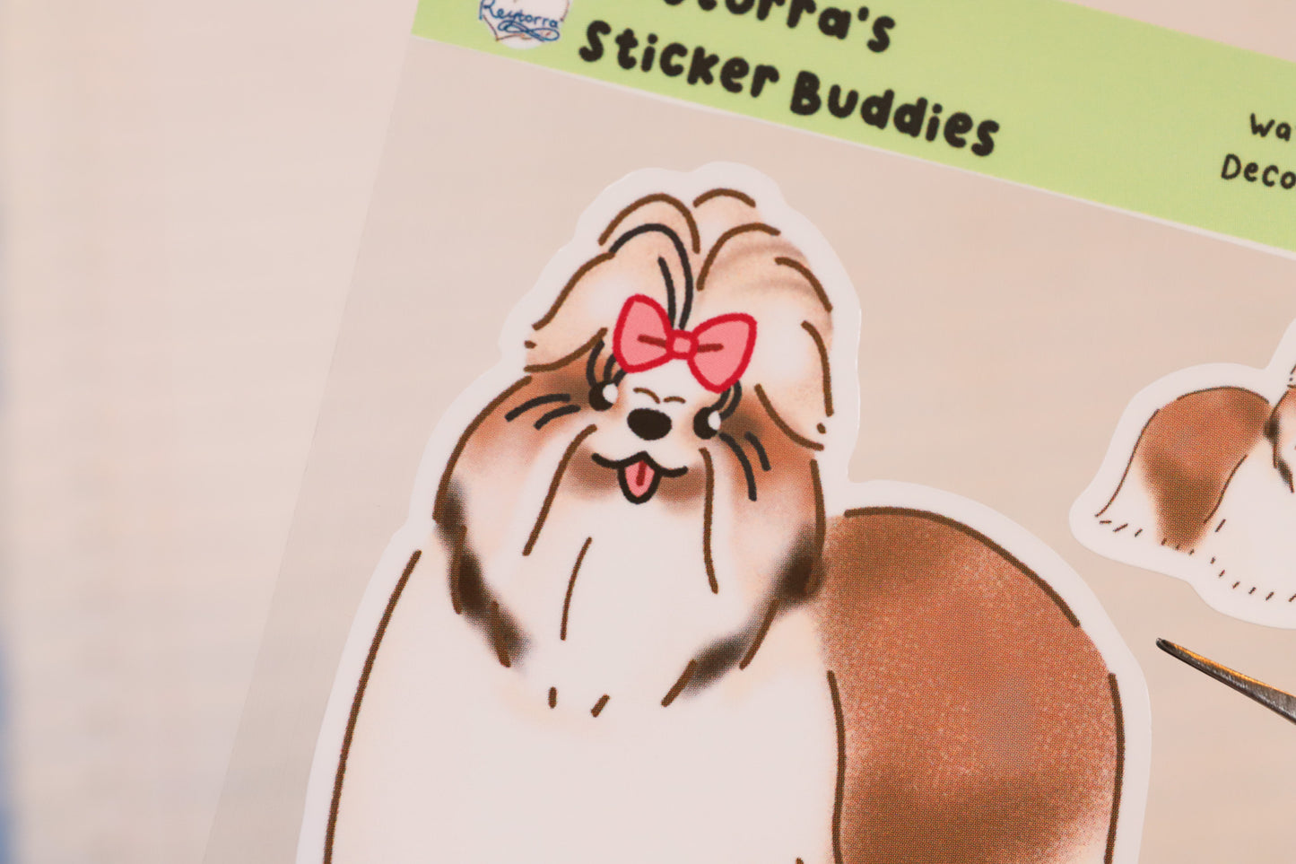 Shih Tzu Sticker Buddy