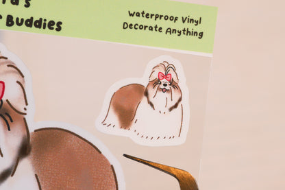 Shih Tzu Sticker Buddy