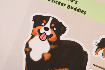 Bernese Mountain Dog Sticker Buddy