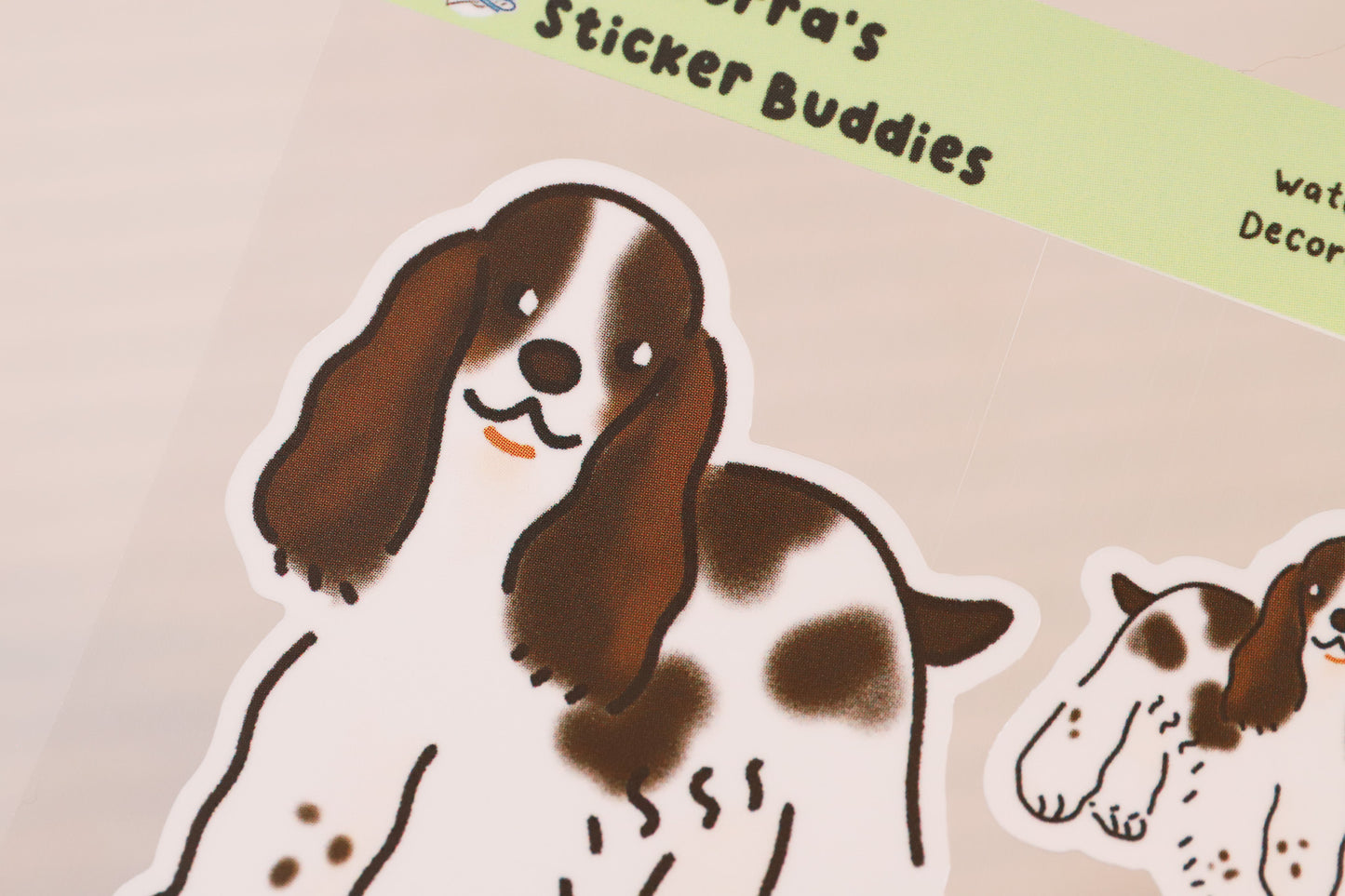 Springer Spaniel Sticker Buddy