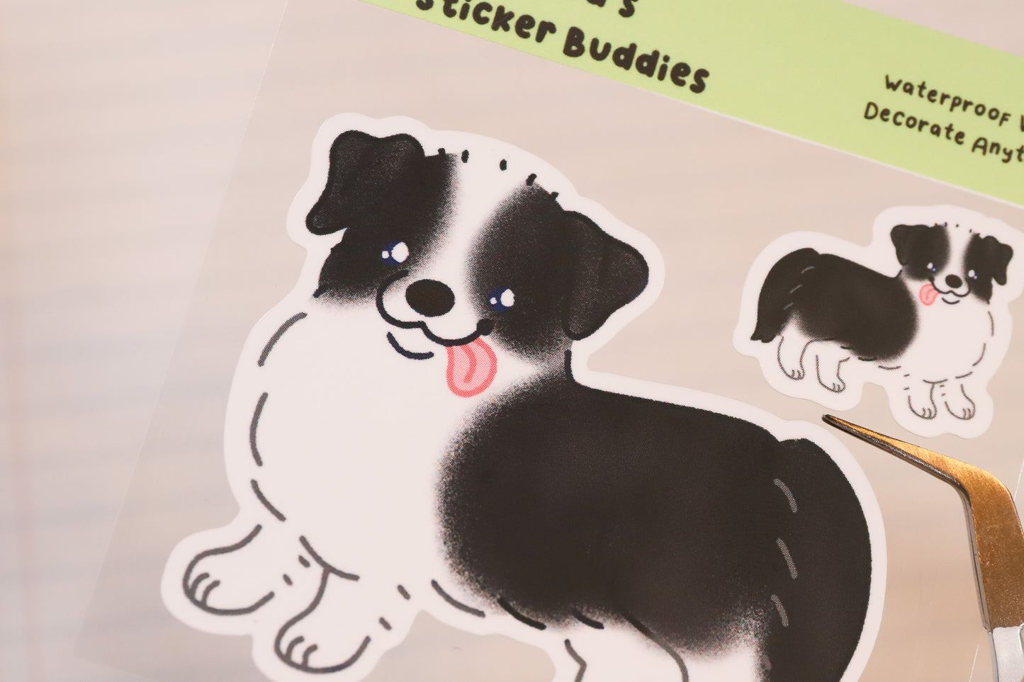 Boarder Collie Sticker Buddy