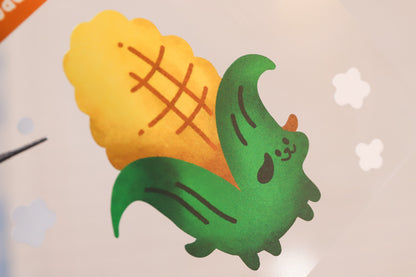 Corn Dog Sticker Buddy