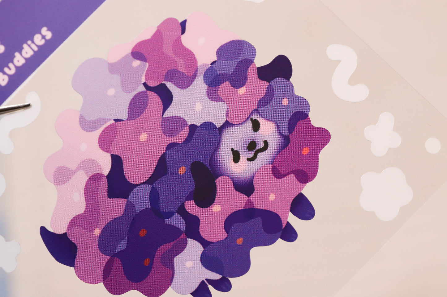 Hydrangea Sticker Buddy