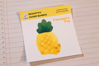 Pineapple Pup Sticker Buddy