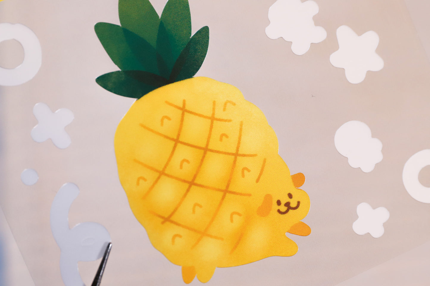 Pineapple Pup Sticker Buddy