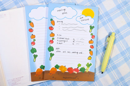 Veggie Dogs Notepad