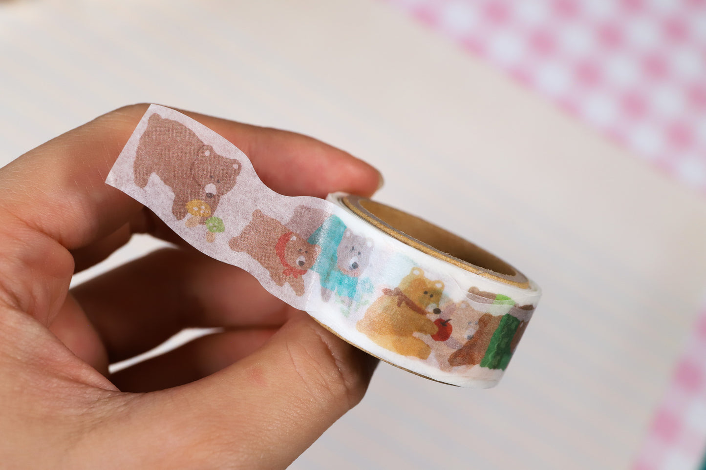 Bear Family Washi  Tape - Japan 🇯🇵 - Travel Lab