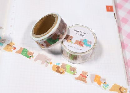 Bear Family Washi  Tape - Japan 🇯🇵 - Travel Lab