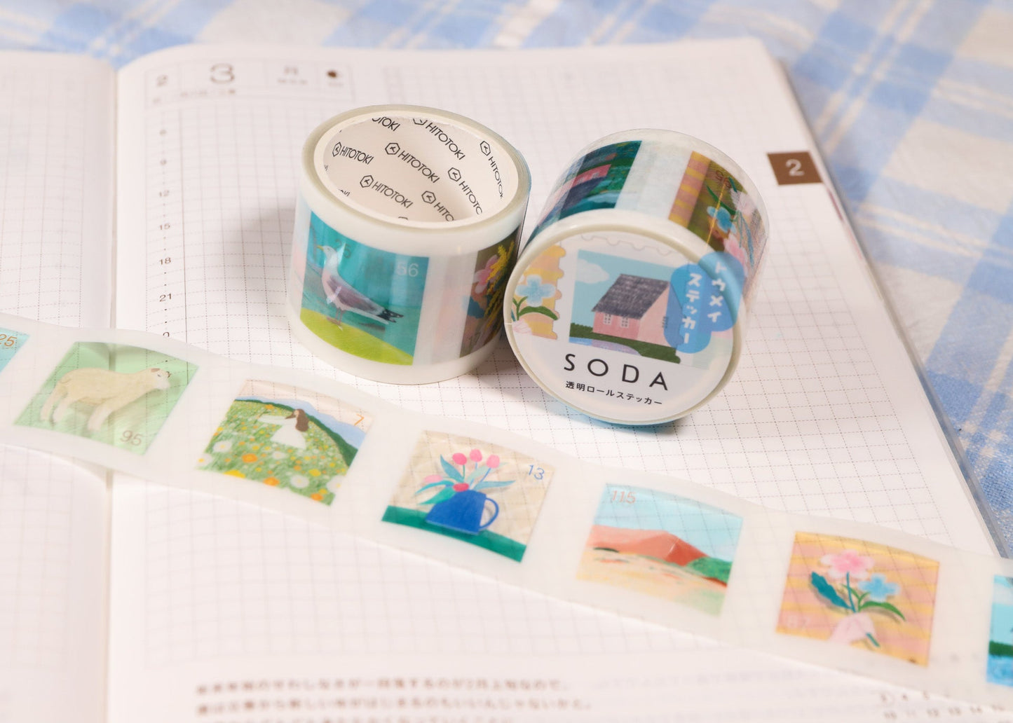 Stamp Tape Stickers - Japan 🇯🇵 - Travel Lab