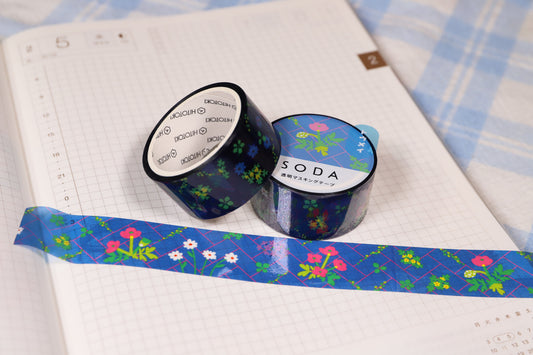 Blue Flowers Washi  Tape - Japan 🇯🇵 - Travel Lab