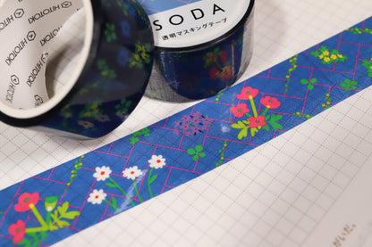 Blue Flowers Washi  Tape - Japan 🇯🇵 - Travel Lab